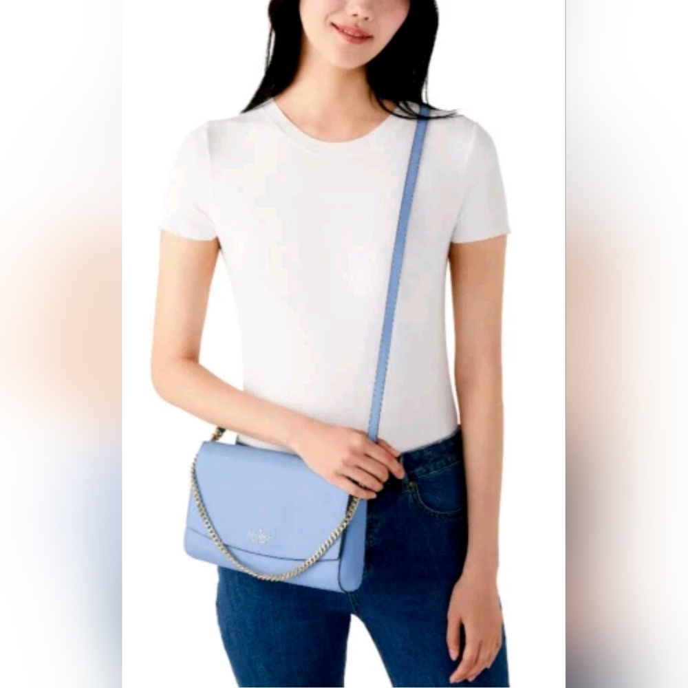 Kate Spade New York Laurel Way Greer Crossbody Shoulder Bag Flower Blue